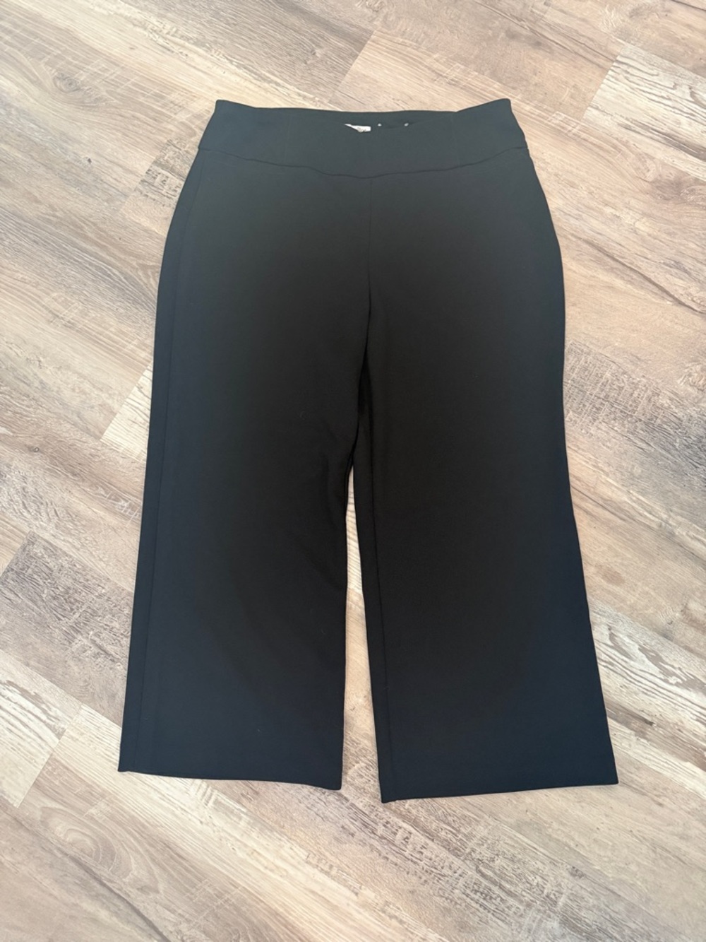 Ophelia Roe Women's Black Wide-Leg ankle Pants